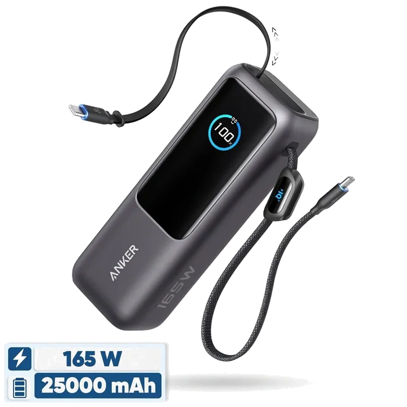 Anker A1695 25000mAh PowerBank With Two USB Type-C Cable