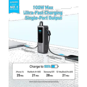 Anker A1695 25000mAh PowerBank With Two USB Type-C Cable - بندانگشتی 6