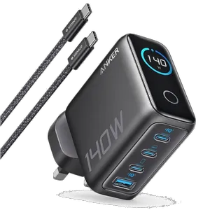 Anker B0DPKP7RD8 140W 4 Port Charger with 1.5m USB-C Cable - بندانگشتی 1