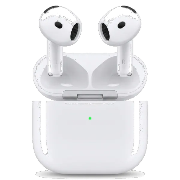 Apple AirPods 4 Bluetooth Headphone With ANC هدفون بلوتوثی اپل مدل AirPods 4 دارای نویز کنسلینگ، درگاه شارژ USB-Type-C و شارژ بی سیم، با قابلیت اتصال به چند دستگاه، پشتیبانی از فرمان لمسی و دستیار صوتی، نشانگر LED، مقاوم در برابر پاشش آب و گرد و غبار
