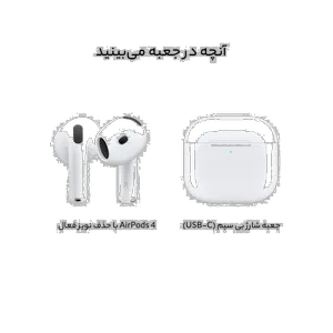  Apple AirPods 4 Bluetooth Headphone With ANC - بندانگشتی 17
