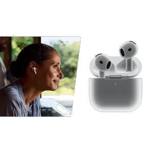  Apple AirPods 4 Bluetooth Headphone With ANC - بندانگشتی 18