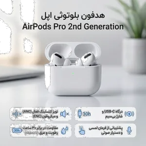 Apple AirPods Pro 2nd Generation Type-C Bluetooth Headphones - بندانگشتی 2