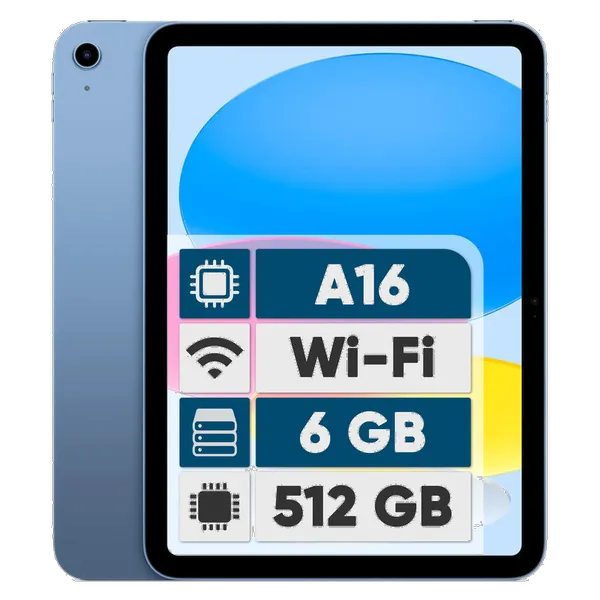 Apple iPad 2025 Wi-Fi 512GB and 6GB RAM Tablet, 12 MP Main Camera, Stylus Support تبلت 11 اینچ اپل مدل iPad 2025 Wi-Fi ظرفیت 512 گیگابایت و رم 6 گیگابایت،  رزولوشن دوربین 12 مگاپیکسل، پشتیبانی از قلم