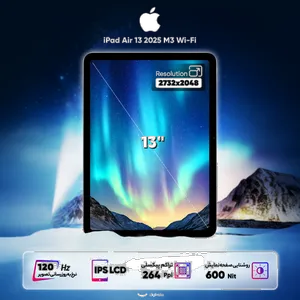 Apple ipad Air 13 2025 M3 WiFi 128G 8G RAM Tablet - بندانگشتی 34