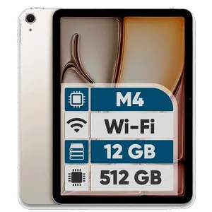 Apple iPad Air 13-inch 2026 M4 Wi-Fi, 512GB and 8GB RAM Tablet, 12MP Main Camera, Stylus and Keyboard Support  - بندانگشتی 1