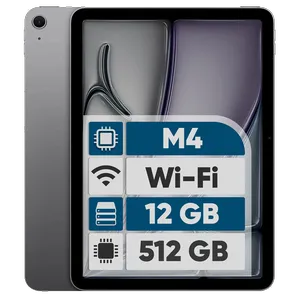 Apple iPad Air 2026 M4 Wi-Fi 11 inch, 512GB and 12GB Ram Tablet, 12MP Main Camera, Stylus and Keyboard Support - بندانگشتی 3