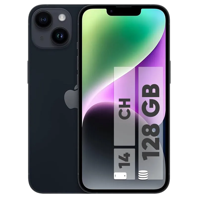 Apple iPhone 14 CH Dual SIM 128GB And RAM 6GB Mobile Phone