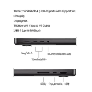 Apple MacBook Pro MDE44 2025 LLA-M5-16GB RAM-512GB SSD 14.2 Inch Laptop - بندانگشتی 7