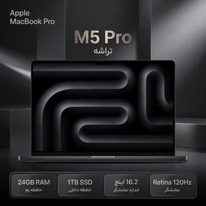 Apple MacBook Pro MGEA4 2026 LLA-M5 Pro-24GB RAM-1TB SSD-Retina 120Hz 16.2 Inch Laptop  - بندانگشتی 2