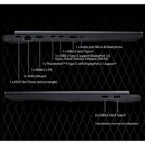Asus TUF Gaming F16 FX608JMR-F16I75060-i7 14650HX-RTX5060 8GB-32GB DDR5 5600MHz-1TB SSD-FHD 165Hz-W 16 inch Laptop - بندانگشتی 10