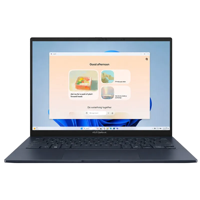 Asus Zenbook 14 UM3405GA-Ryzen AI 9 465-16GB LPDDR5X-2TB SSD-Touch-Backlit-W 14 Inch Laptop - Customized