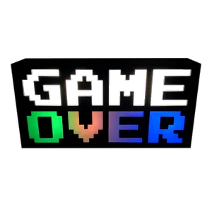 آیکون لایت طرح GAME OVER کد GAS-01 - بندانگشتی 2