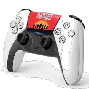 برچسب تاچ پد کنسول پلی استیشن 5 طرح Read dead Redemption 2 Console PS5 مجموعه دو عددی  - بندانگشتی 4
