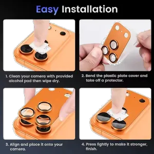 Green Lion Camera Lens Pro Protector for Apple iPhone 17 Pro Max  - بندانگشتی 14