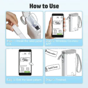 Green Lion GL-PR11 Snap Label Thermal Printer - بندانگشتی 3
