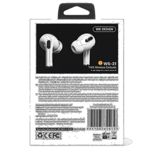 هدفون بلوتوثی دبلیو کی دیزاین مدل True Wireless 31 - بندانگشتی 15