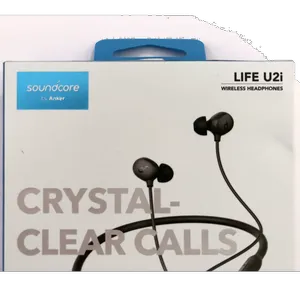 هدفون بلوتوثی گردنی انکر مدل A3213 U2i با نویز کنسلینگ میکروفون (ENC)، درگاه شارژ USB Type-C، دارای میکروفون با فناوری حذف نویز CVC 8.0، طراحی ارگونومیک و راحت، پشتیبانی از دستیار صوتی و فرمان لمسی، مقاوم در برابر آب - بندانگشتی 14