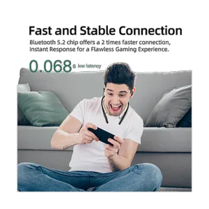 هدفون بلوتوثی گردنی QCY مدل C2 با قابلیت حذف نویز محیطی (ENC)، درگاه شارژ USB Type-C، با قابلیت شارژ سریع، مقاوم در برابر رطوبت و عرق (IPX4) - بندانگشتی 7