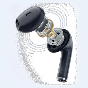 هدفون بلوتوثی هایلو مدل X1 بدون قابلیت نویز کنسلینگ، درگاه شارژ USB Type-C، مقاوم در برابر رطوبت و عرق - بندانگشتی 3