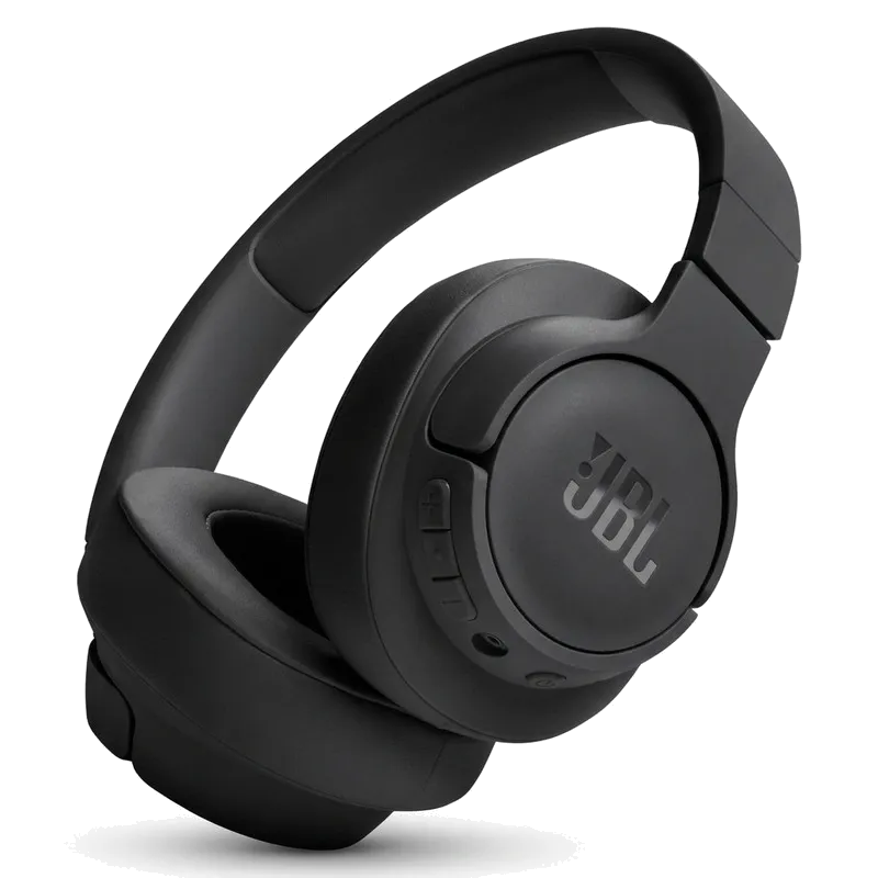 هدفون بلوتوثی جی بی ال مدل Tune 720BT با نویز کنسلینگ میکروفون (ENC)، درگاه شارژ USB Type-C، با قابلیت اتصال به چند دستگاه، دارای طراحی تاشو، قابلیت شارژ سریع، اتصال به صورت بی سیم و ‌، مقاوم در برابر رطوبت و عرق
