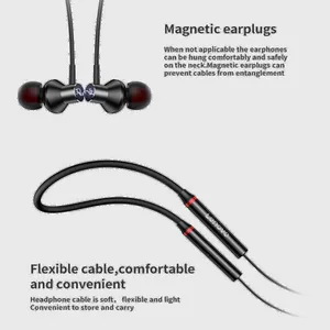 هدفون بلوتوثی لنوو مدل MPO NECKBAND HE05X 2021 - بندانگشتی 7