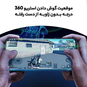 هدفون بلوتوثی مدل K55 با قابلیت حذف نویز (ANC)، درگاه شارژ USB Type-C، دارای کنترل لمسی روی گوشی‌ها، حالت Gaming، مقاومت در برابر رطوبت و عرق - بندانگشتی 5