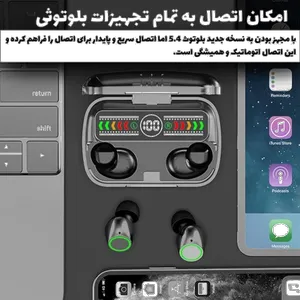 هدفون بلوتوثی مدل PMM - بندانگشتی 5