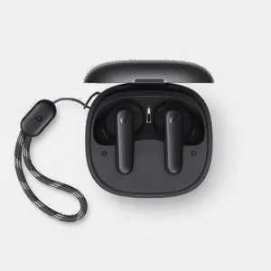 هدفون بلوتوثی مدل SoundCore R50i  بدون قابلیت نویز کنسلینگ، درگاه شارژ USB Type-C، دارای فناوری AI-Enhanced Calls برای کاهش نویز و بهبود مکالمات، مقاوم در برابر رطوبت و عرق - بندانگشتی 4