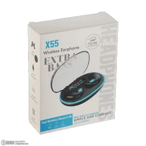 هدفون بلوتوثی مدل x55 - بندانگشتی 2