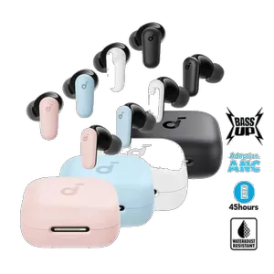هدفون بلوتوثی انکر مدل R50i NC با حذف نویز فعال (ANC)، درگاه شارژ USB Type-C، باتری قابل شارژ تا 45 ساعت، مقاوم در برابر پاشش آب و گرد و غبار - بندانگشتی 8