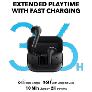 هدفون بلوتوثی انکر مدل Soundcore K20i با نویز کنسلینگ میکروفون (ENC)، درگاه شارژ USB Type-C، دارای کنترل لمسی، مقاوم در برابر پاشش آب با استاندارد - بندانگشتی 12