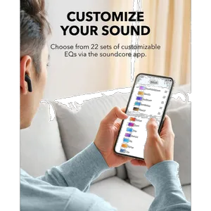 هدفون بلوتوثی انکر مدل Soundcore K20i با نویز کنسلینگ میکروفون (ENC)، درگاه شارژ USB Type-C، دارای کنترل لمسی، مقاوم در برابر پاشش آب با استاندارد - بندانگشتی 9