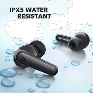 هدفون بلوتوثی انکر مدل SoundCore R50i A3949 بدون قابلیت نویز کنسلینگ، درگاه شارژ USB Type-C، دارای فناوری AI-Enhanced Calls برای کاهش نویز و بهبود مکالمات، مقاوم در برابر رطوبت و عرق - بندانگشتی 14