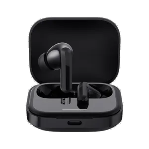 هدفون بلوتوثی شیائومی مدل Redmi Buds 5 با نویز کنسلینگ فعال (ANC)، درگاه شارژ USB Type-C، دارای نشانگر روی محفظه شارژ - بندانگشتی 4