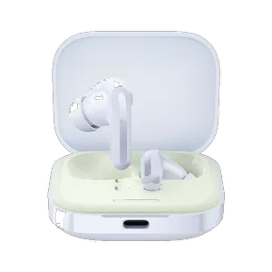 هدفون بلوتوثی شیائومی مدل Redmi Buds 5 با نویز کنسلینگ فعال (ANC)، درگاه شارژ USB Type-C، دارای نشانگر روی محفظه شارژ - بندانگشتی 6