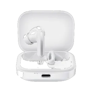 هدفون بلوتوثی شیائومی مدل Redmi Buds 5 با نویز کنسلینگ فعال (ANC)، درگاه شارژ USB Type-C، دارای نشانگر روی محفظه شارژ - بندانگشتی 7