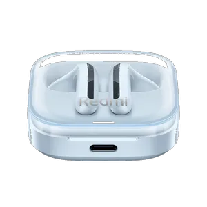 هدفون بلوتوثی شیائومی مدل Redmi Buds 6 Active با نویز کنسلینگ میکروفون (ENC)، درگاه شارژ USB Type-C، دارای دو میکروفون با قابلیت حذف نویز، پشتیبانی از فرمان لمسی، مقاوم در برابر رطوبت و عرق (IPX4) - بندانگشتی 5