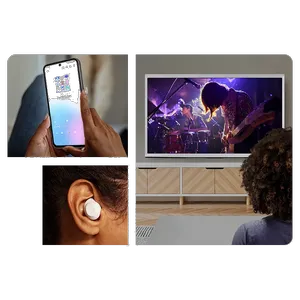 هدفون بلوتوثی سامسونگ مدل Galaxy Buds FE با نویز کنسلینگ فعال (ANC)، درگاه شارژ USB Type-C، دارای میکروفون دوگانه، مقاوم در برابر رطوبت و عرق - بندانگشتی 13