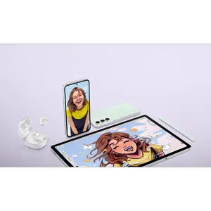 هدفون بلوتوثی سامسونگ مدل Galaxy Buds FE با نویز کنسلینگ فعال (ANC)، درگاه شارژ USB Type-C، دارای میکروفون دوگانه، مقاوم در برابر رطوبت و عرق - بندانگشتی 15
