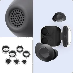 هدفون بلوتوثی سامسونگ مدل Galaxy Buds FE با نویز کنسلینگ فعال (ANC)، درگاه شارژ USB Type-C، دارای میکروفون دوگانه، مقاوم در برابر رطوبت و عرق - بندانگشتی 18
