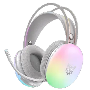 هدست گیمینگ اونیکوما مدل X25 RGB با نویز کنسلینگ میکروفون (ENC)، بدون قابلیت شارژ، اتصال از طریق جک 3.5 میلی متری صدا، دارای دکمه قطع و وصل میکروفون و دکمه کنترل صدا، طراحی ارگونومیک و بالشتک‌های نرم و قابل تنظیم، مقاوم در برابر رطوبت و عرق - بندانگشتی 1