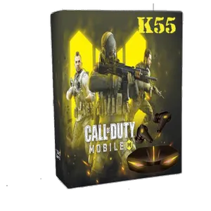 هدست مخصوص بازی بلوتوثی مدل k55 dual mode - بندانگشتی 3