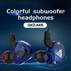 هندزفری ‌کیو کی زد مدل AK6 بدون قابلیت نویز کنسلینگ، اتصال از طریق جک 3.5 میلی‌متری صدا، دارای میکروفون داخلی با کیفیت صدای خوب و امکان کاهش نویز ، طراحی ارگونومیک با گوشی های نرم و صاف، مقاوم در برابر حرارت، رطوبت، ضربه و خمش - بندانگشتی 12