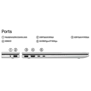 HP OmniBook 5 Flip 14-fp0023dx-Core 7 150U-16GB LPDDR5 5200MHz-1TB SSD-Touch-Backlit-W 14 Inch Laptop - Customized - بندانگشتی 6