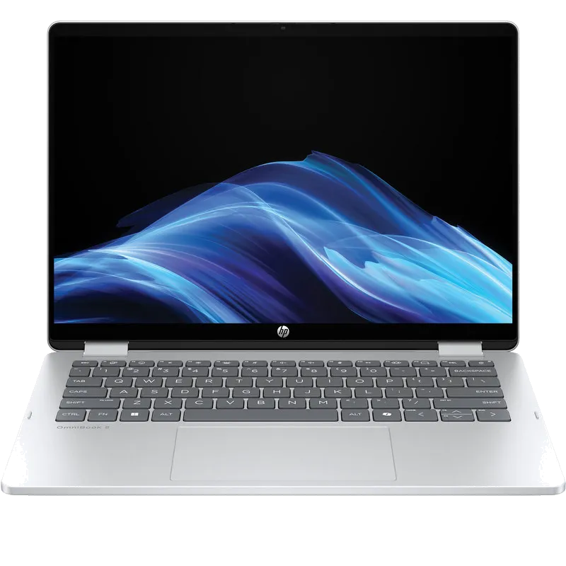 HP OmniBook 5 Flip 14-fp0023dx-Core 7 150U-16GB LPDDR5 5200MHz-2TB SSD-Touch-Backlit-W 14 Inch Laptop - Customized