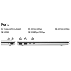 HP OmniBook 5 Flip 14-fp0023dx-Core 7 150U-16GB LPDDR5 5200MHz-512GB SSD-Touch-Backlit-W 14 Inch Laptop - بندانگشتی 6