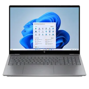 HP OmniBook X 16-aw0033dx-Core Ultra 7 255H-RTX4050 6GB-32GB DDR5 5600MHz-2TB SSD-OLED-Touch-Backlit-W 16 inch Laptop - بندانگشتی 1