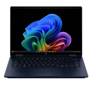 HP OmniBook X Flip 14-fm0013dx-Core Ultra 5 226V-16GB LPDDR5X 8533MHz-256GB SSD-Touch-Backlit-W 14 inch Laptop - Customized - بندانگشتی 1