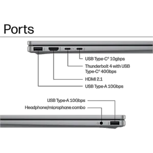 HP OmniBook X Flip 14-fm0013dx-Core Ultra 5 226V-16GB LPDDR5X 8533MHz-512GB SSD-Touch-Backlit-W 14 inch Laptop - بندانگشتی 8